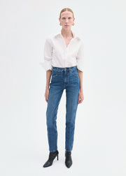 High Rise Jean in Denim - Indigo - CO Collections